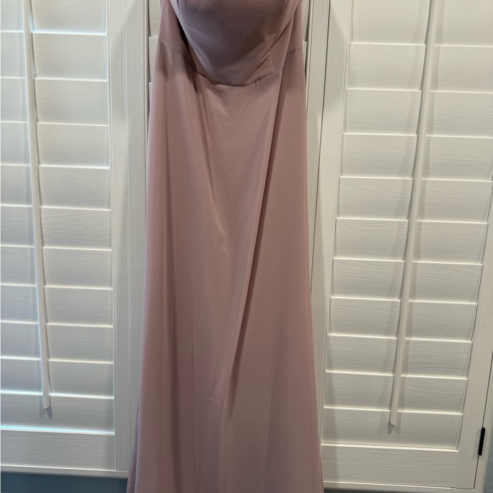 NWT Hayley Paige Dusty Rose Gown